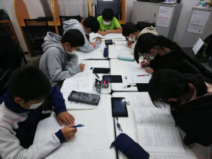 AQURASの生徒の勉強姿勢